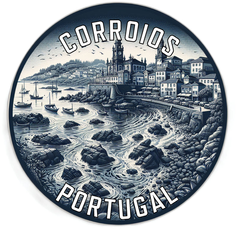Corroios Portugal Souvenir Die Cut Flat Magnet 2-Inch