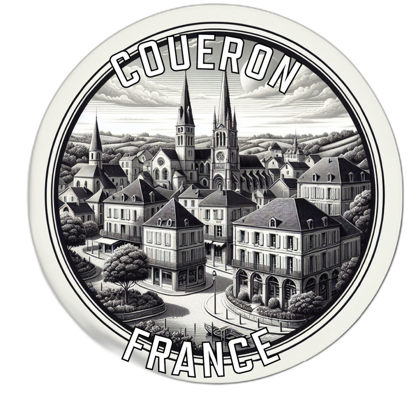 Coueron France Souvenir Vinyl Decal Sticker 6-Inch