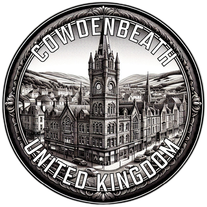 Cowdenbeath United Kingdom Souvenir Vinyl Decal Sticker 6-Inch
