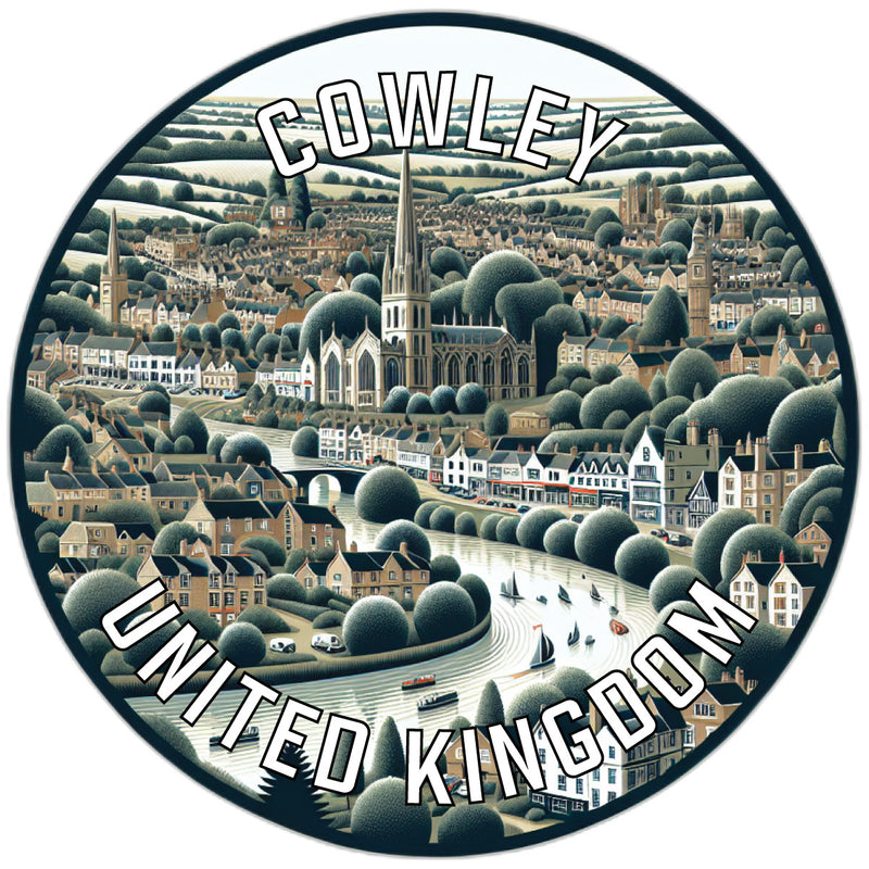 Cowley United Kingdom Souvenir Vinyl Decal Sticker 2-Inch