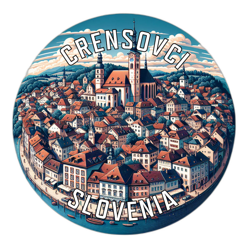Crensovci Slovenia Souvenir Vinyl Decal Sticker 2-Inch