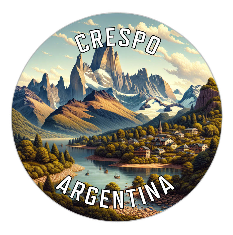 Crespo Argentina Souvenir Die Cut Flat Magnet 2-Inch