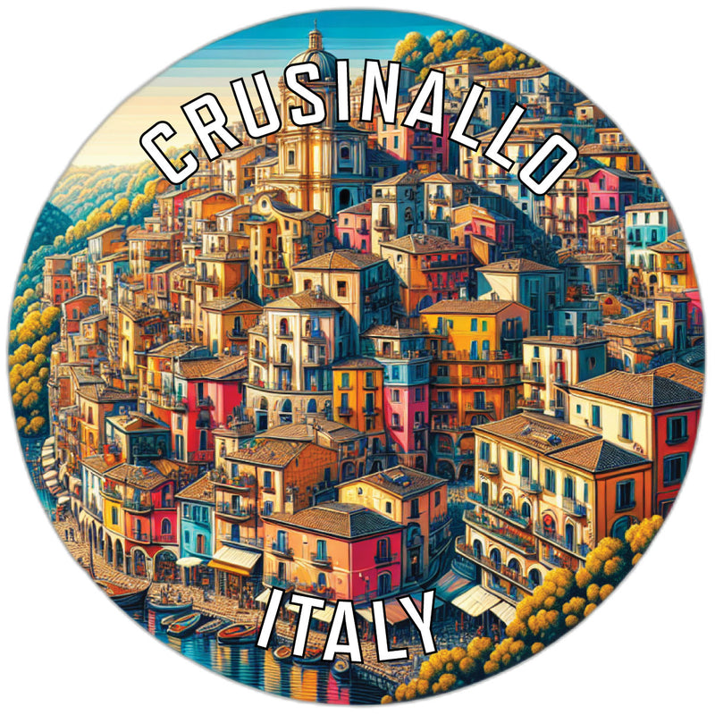 Crusinallo Italy Souvenir Vinyl Decal Sticker 2-Inch