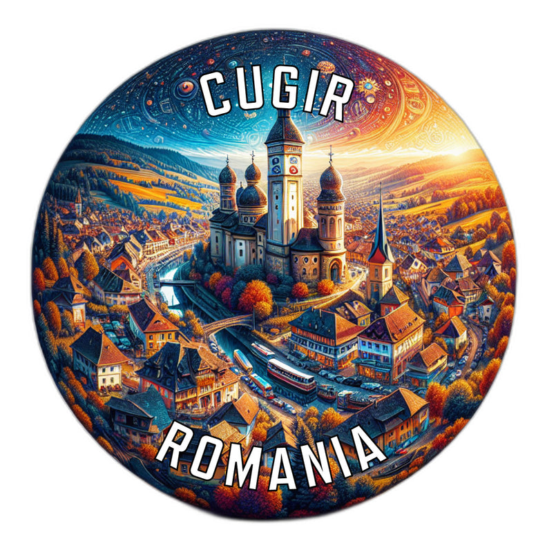 Cugir Romania Souvenir Vinyl Decal Sticker 2-Inch