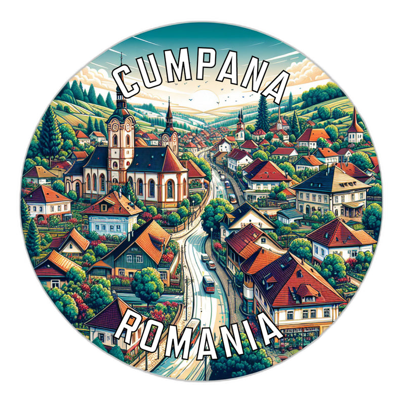 Cumpana Romania Souvenir Die Cut Flat Magnet 6-Inch