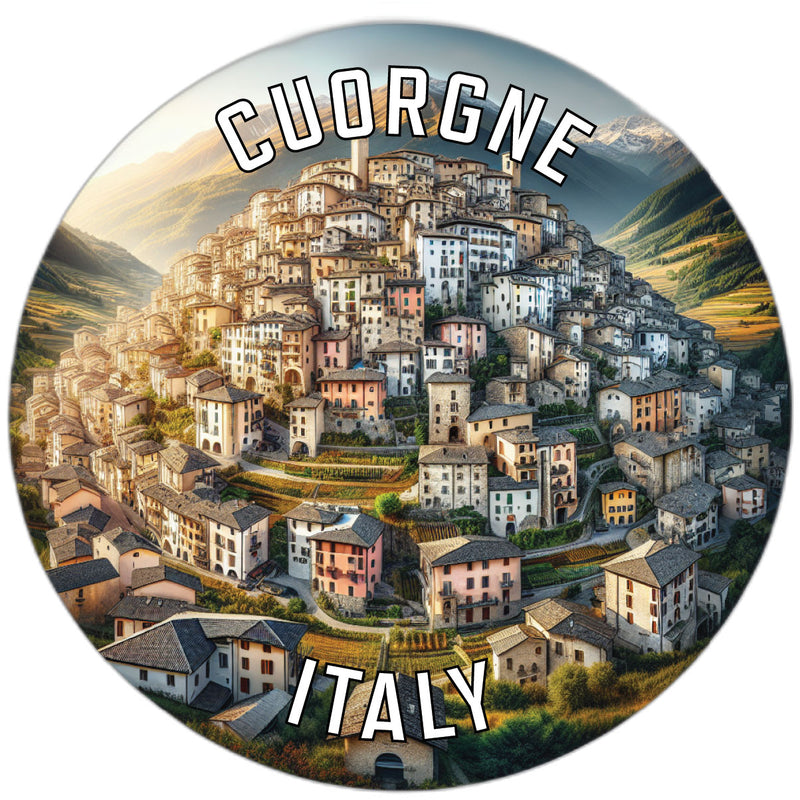 Cuorgne Italy Souvenir Vinyl Decal Sticker 2-Inch
