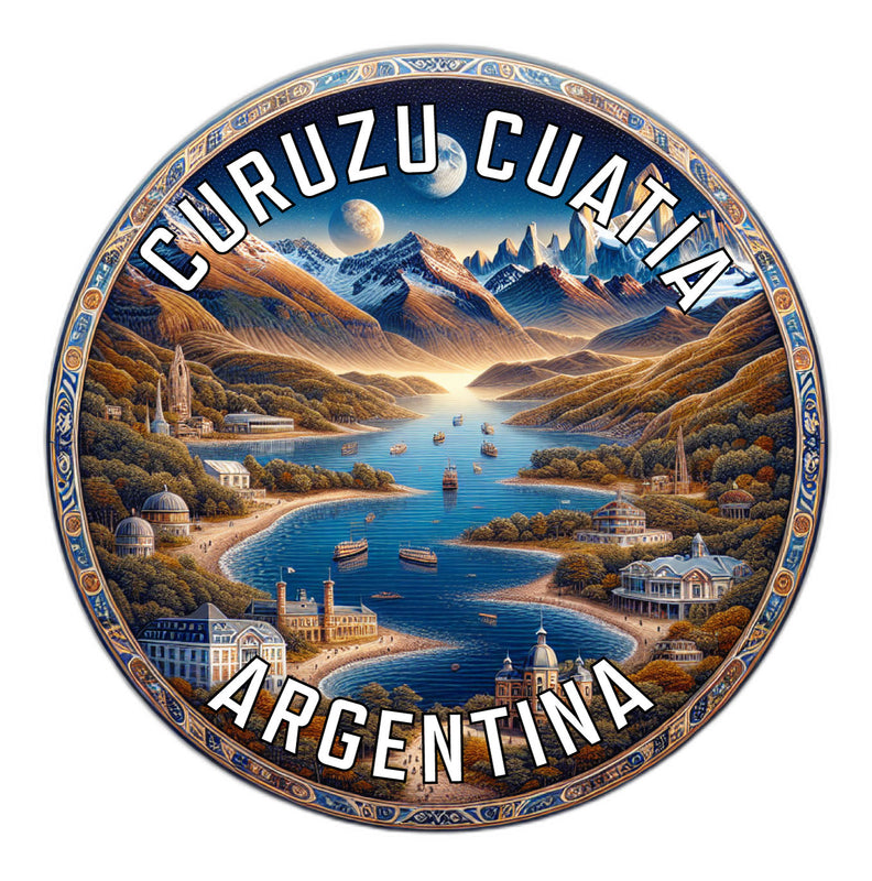 Curuzu Cuatia Argentina Souvenir Die Cut Flat Magnet 6-Inch
