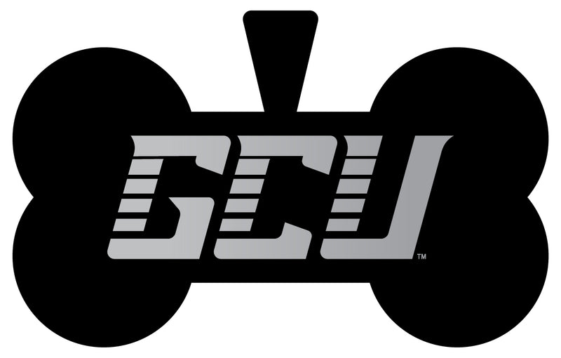 Grand Canyon University Lopes Dog Tag Matte Black Bone-shaped Engraved Officially Licensed