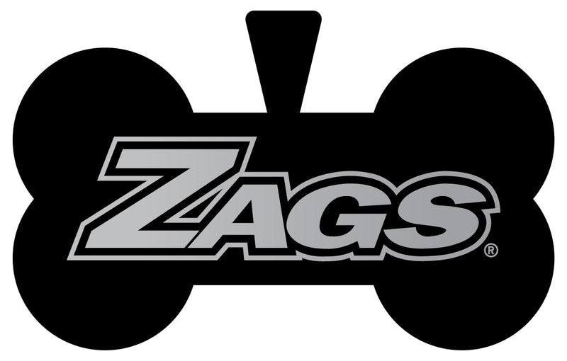 Gonzaga Bulldogs Dog Tag Matte Black Bone-shaped Engraved Officially Licensed