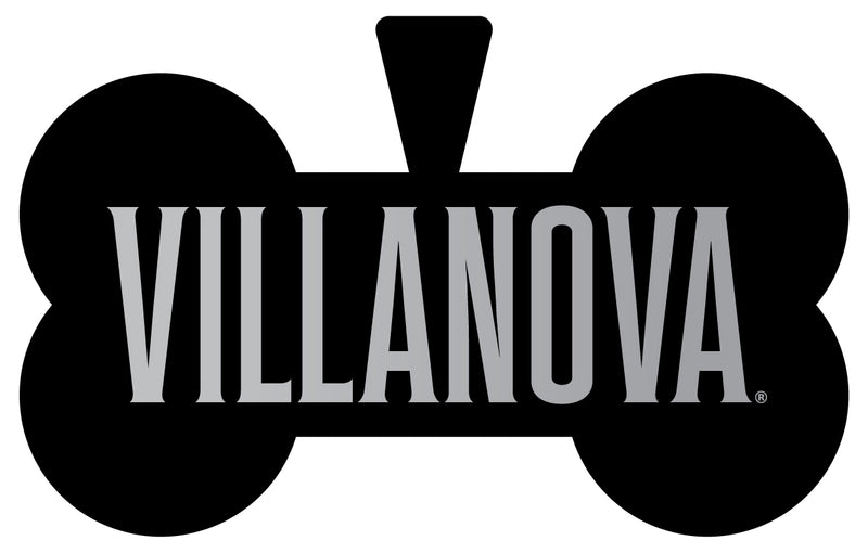 Villanova Wildcats Dog Tag Matte Black Bone-shaped Engraved Officially Licensed