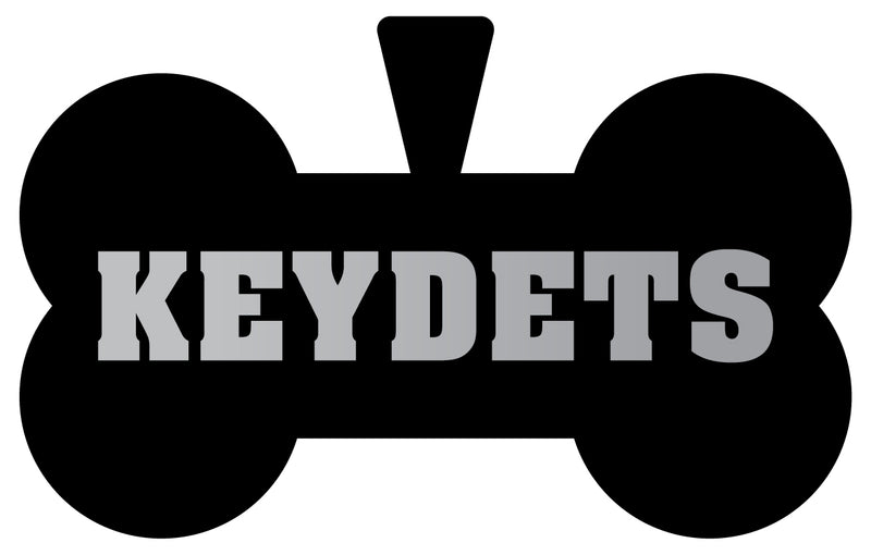 VMI Keydets Dog Tag Matte Black Bone-shaped Engraved Officially Licensed