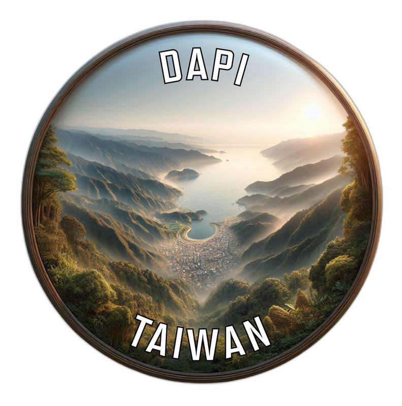 Dapi Taiwan Souvenir Vinyl Decal Sticker 3-Inch