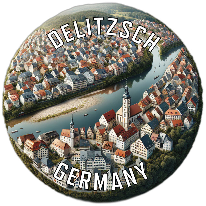 Delitzsch Germany Souvenir Vinyl Decal Sticker 6-Inch