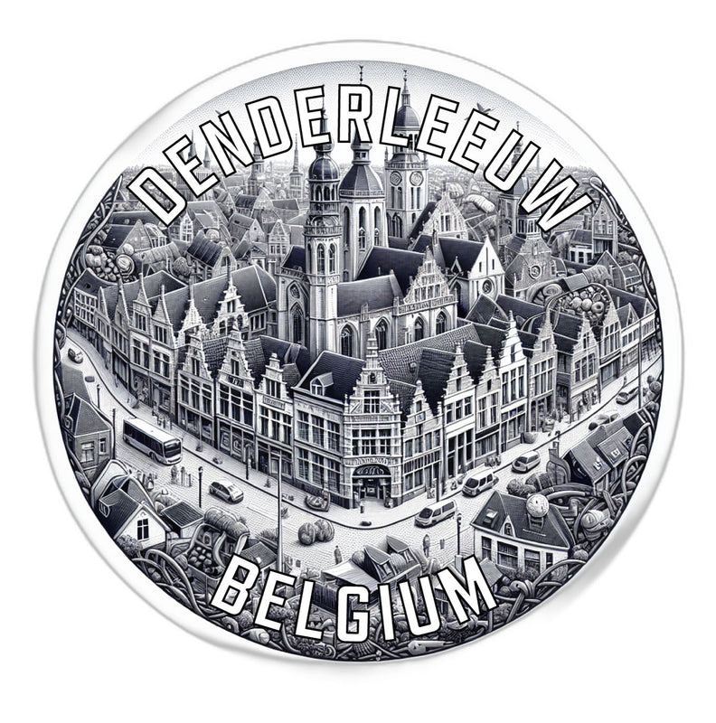 Denderleeuw Belgium Souvenir Vinyl Decal Sticker 6-Inch
