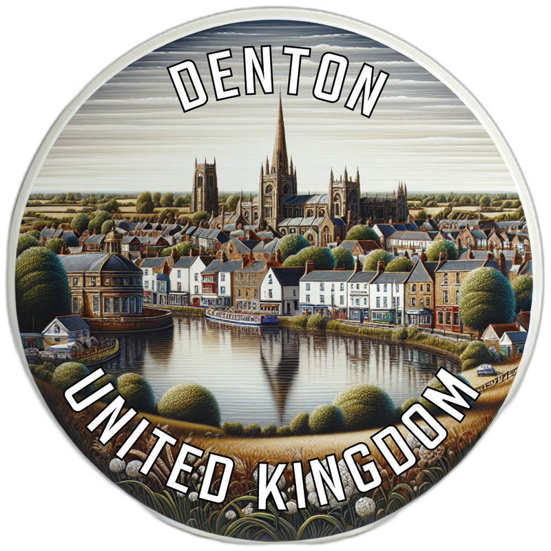 Denton United Kingdom Souvenir Vinyl Decal Sticker 6-Inch