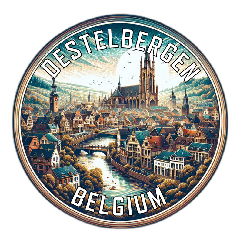 Destelbergen Belgium Souvenir Vinyl Decal Sticker 2-Inch