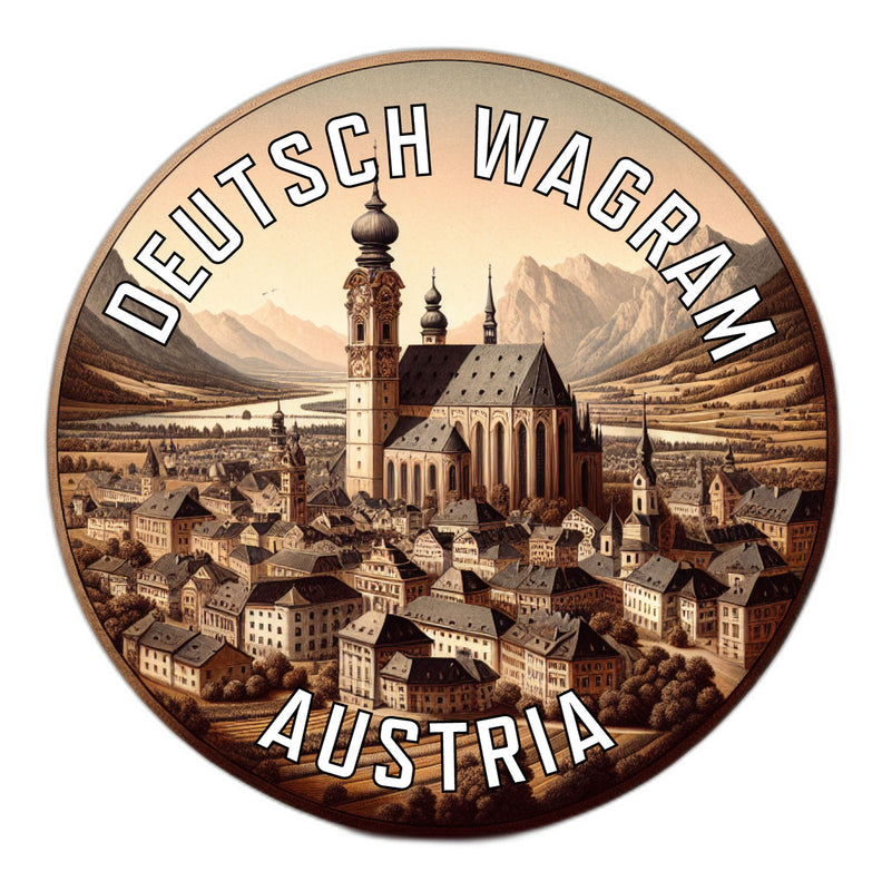 Deutsch Wagram Austria Souvenir Vinyl Decal Sticker 6-Inch