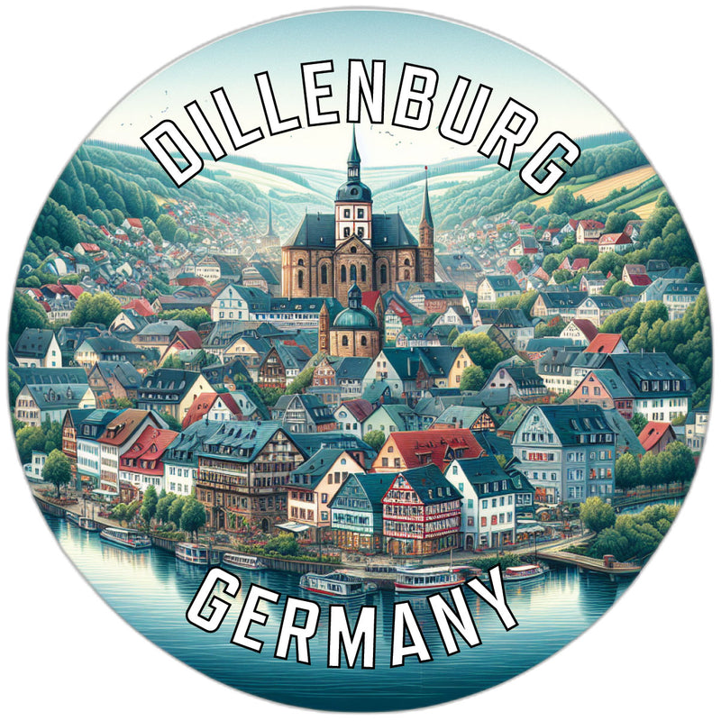 Dillenburg Germany Souvenir Vinyl Decal Sticker 6-Inch