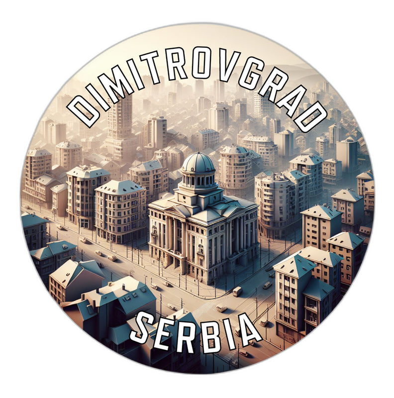 Dimitrovgrad Serbia Souvenir Vinyl Decal Sticker 2-Inch