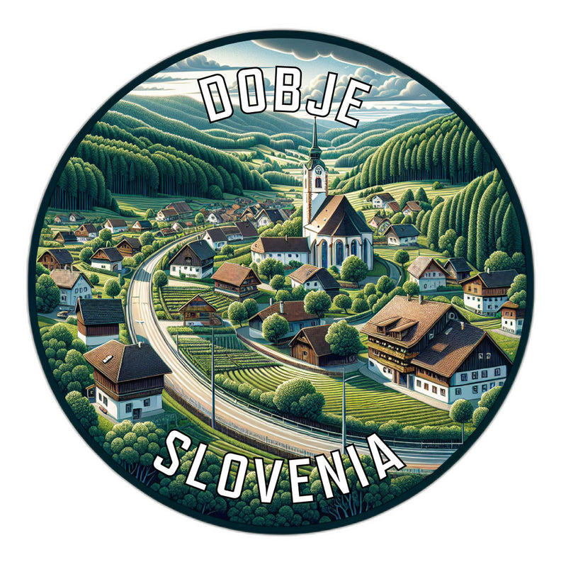Dobje Slovenia Souvenir Vinyl Decal Sticker 2-Inch
