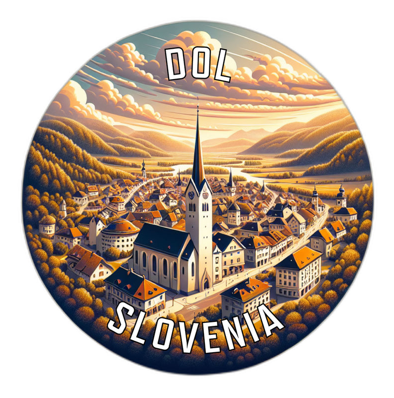 Dol Slovenia Souvenir Vinyl Decal Sticker 2-Inch