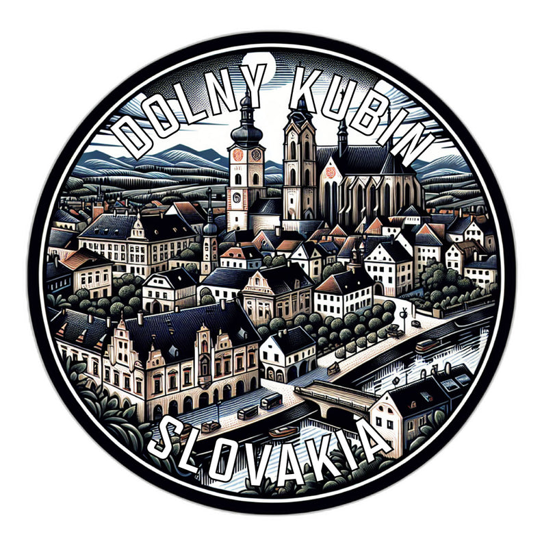 Dolny Kubin Slovakia Souvenir Vinyl Decal Sticker 2-Inch