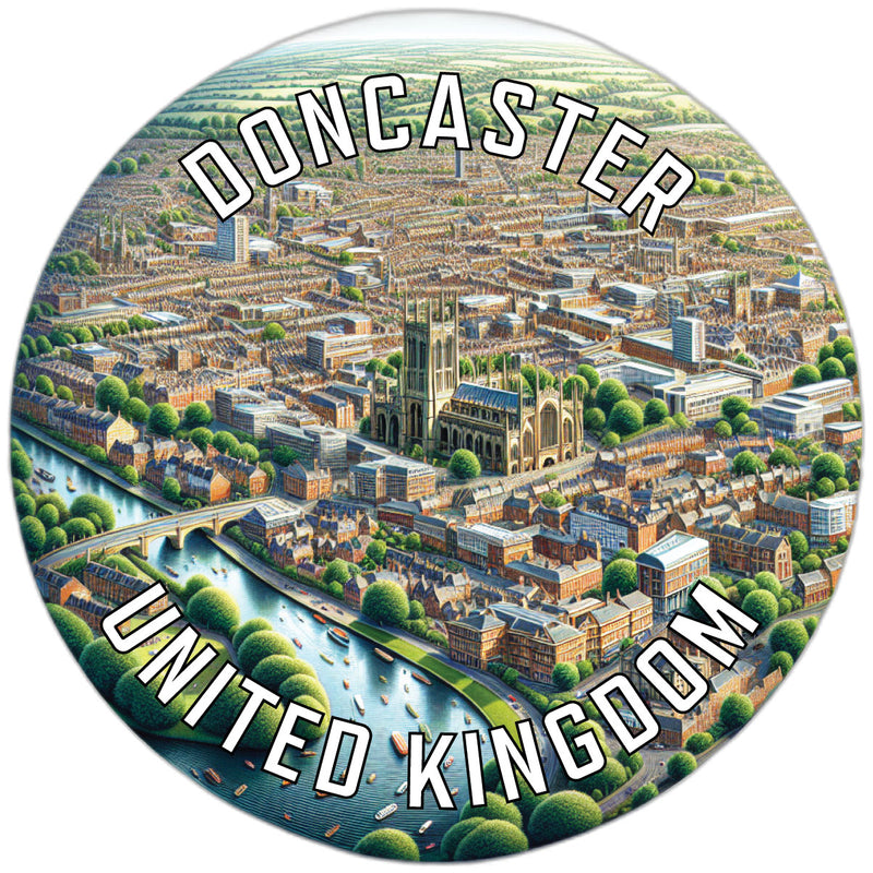 Doncaster United Kingdom Souvenir Vinyl Decal Sticker 2-Inch
