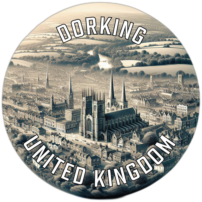 Dorking United Kingdom Souvenir Vinyl Decal Sticker 6-Inch