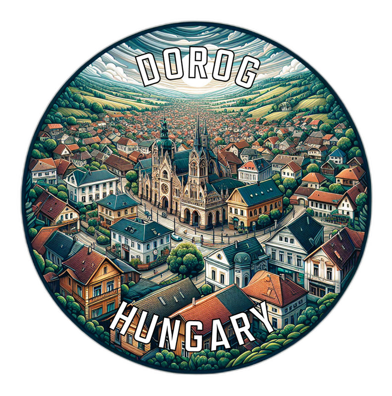 Dorog Hungary Souvenir Vinyl Decal Sticker 2-Inch