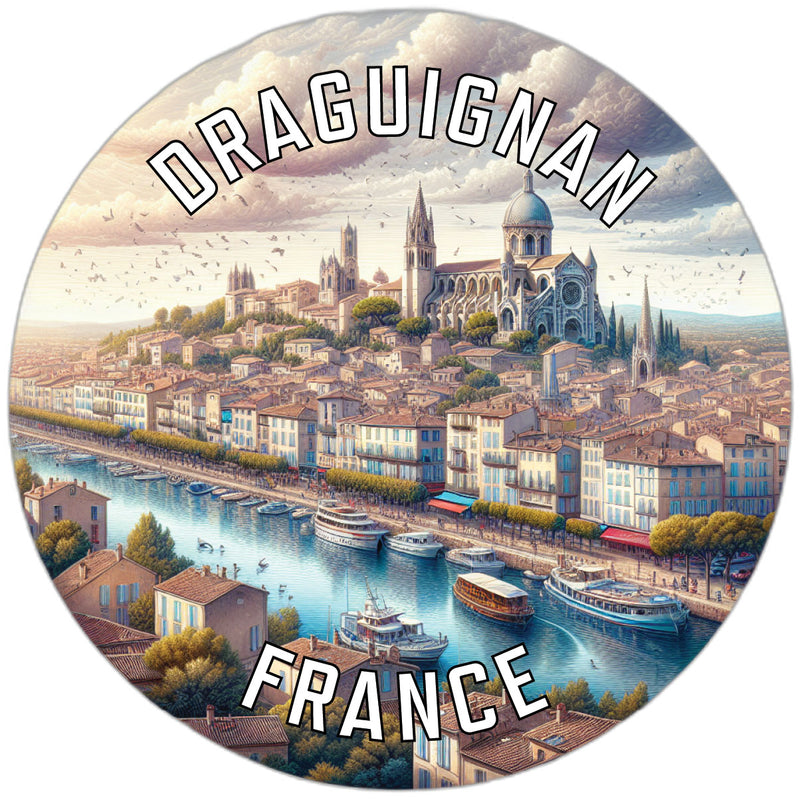 Draguignan France Souvenir Vinyl Decal Sticker 2-Inch
