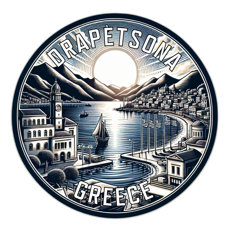 Drapetsona Greece Souvenir Vinyl Decal Sticker 2-Inch