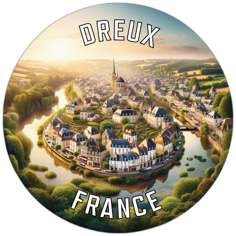 Dreux France Souvenir Vinyl Decal Sticker 2-Inch