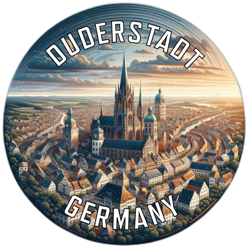 Duderstadt Germany Souvenir Vinyl Decal Sticker 2-Inch