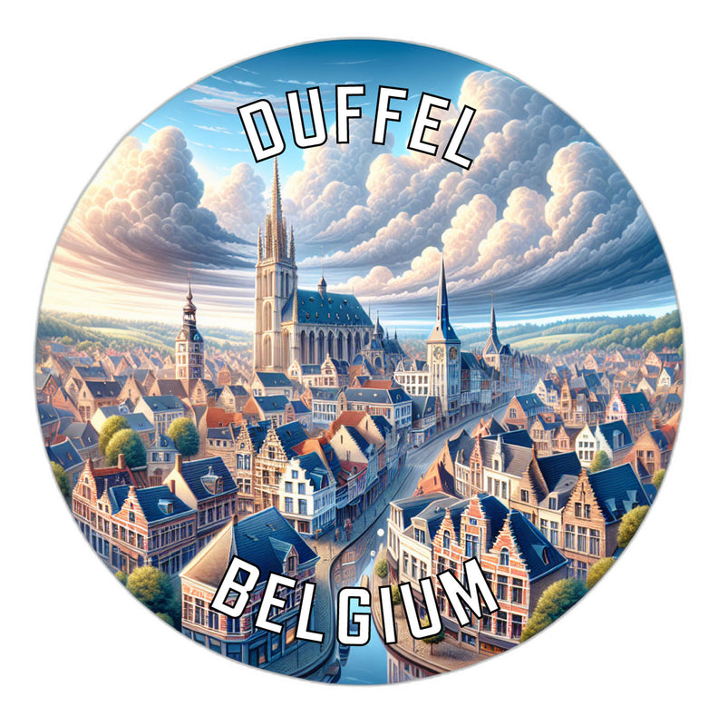 Duffel Belgium Souvenir Vinyl Decal Sticker 2-Inch