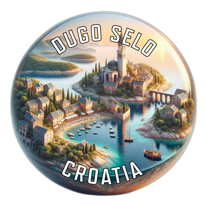 Dugo Selo Croatia Souvenir Die Cut Flat Magnet 6-Inch