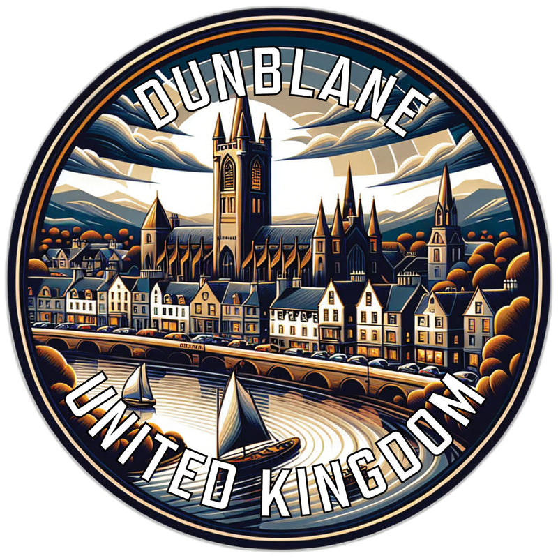 Dunblane United Kingdom Souvenir Die Cut Flat Magnet 6-Inch