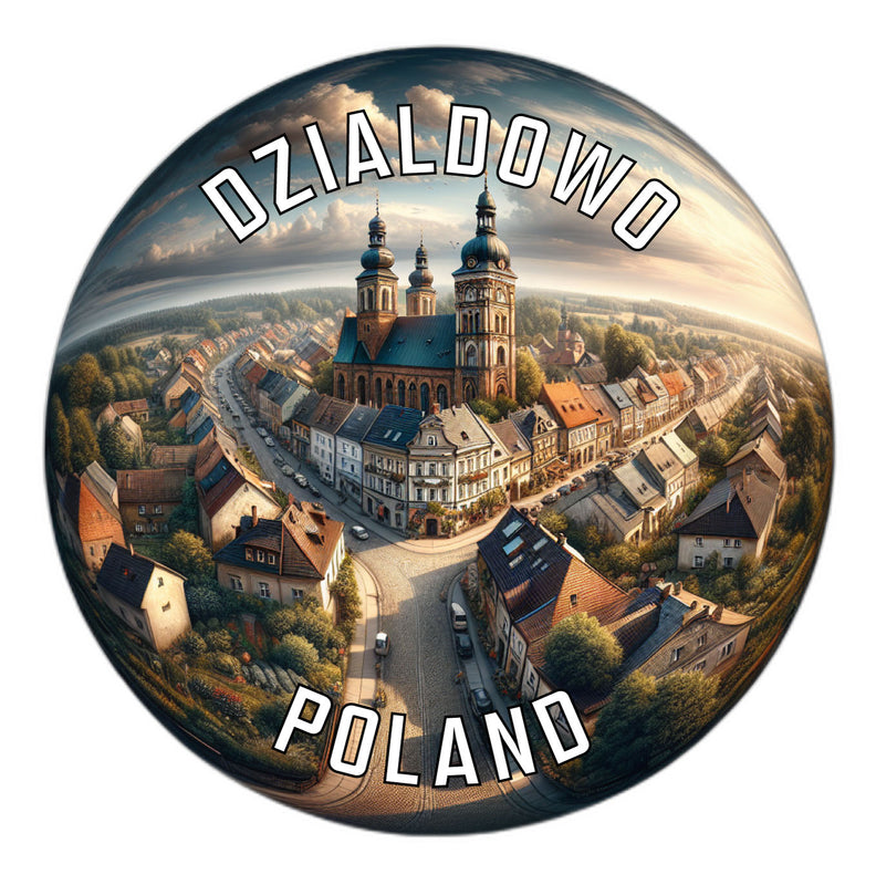 Dzialdowo Poland Souvenir Vinyl Decal Sticker 2-Inch