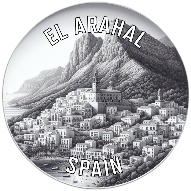 El Arahal Spain Souvenir Die Cut Flat Magnet 2-Inch