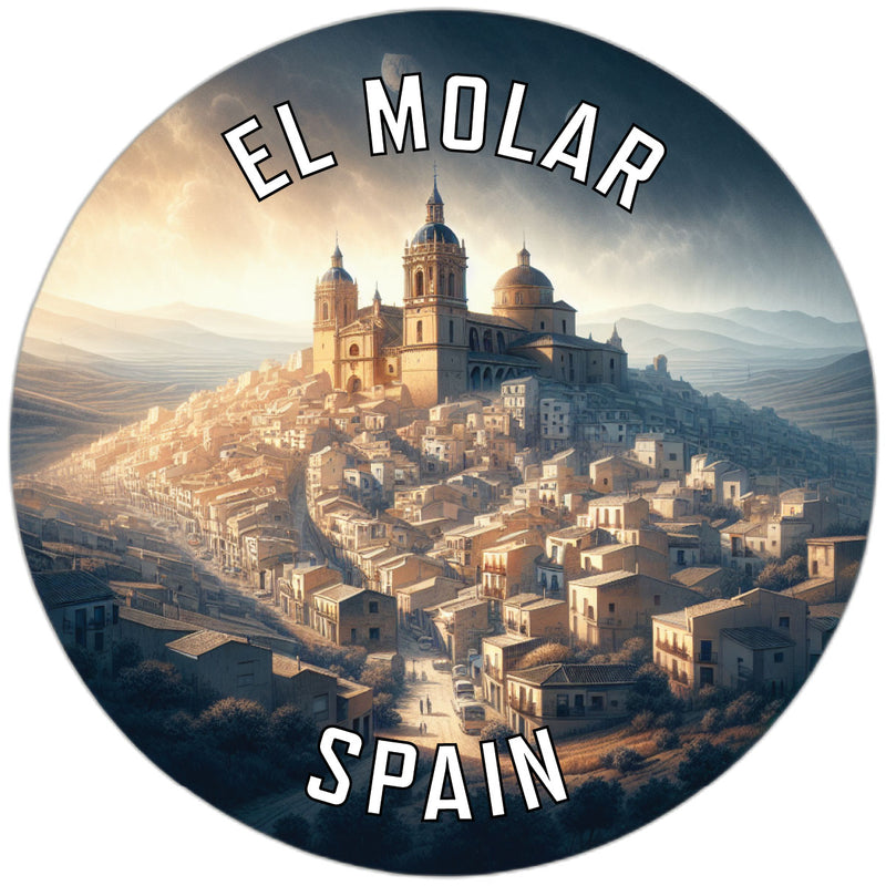 El Molar Spain Souvenir Die Cut Flat Magnet 3-Inch