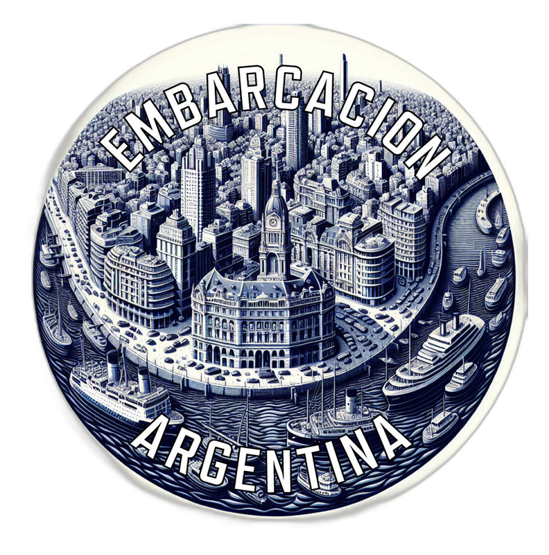 Embarcacion Argentina Souvenir Die Cut Flat Magnet 2-Inch