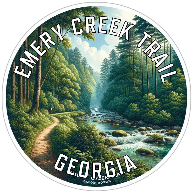 Emery Creek Trail Souvenir Die Cut Flat Magnet 3-Inch