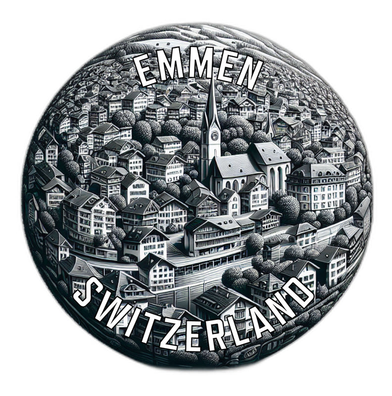 Emmen Switzerland Souvenir Vinyl Decal Sticker 2-Inch