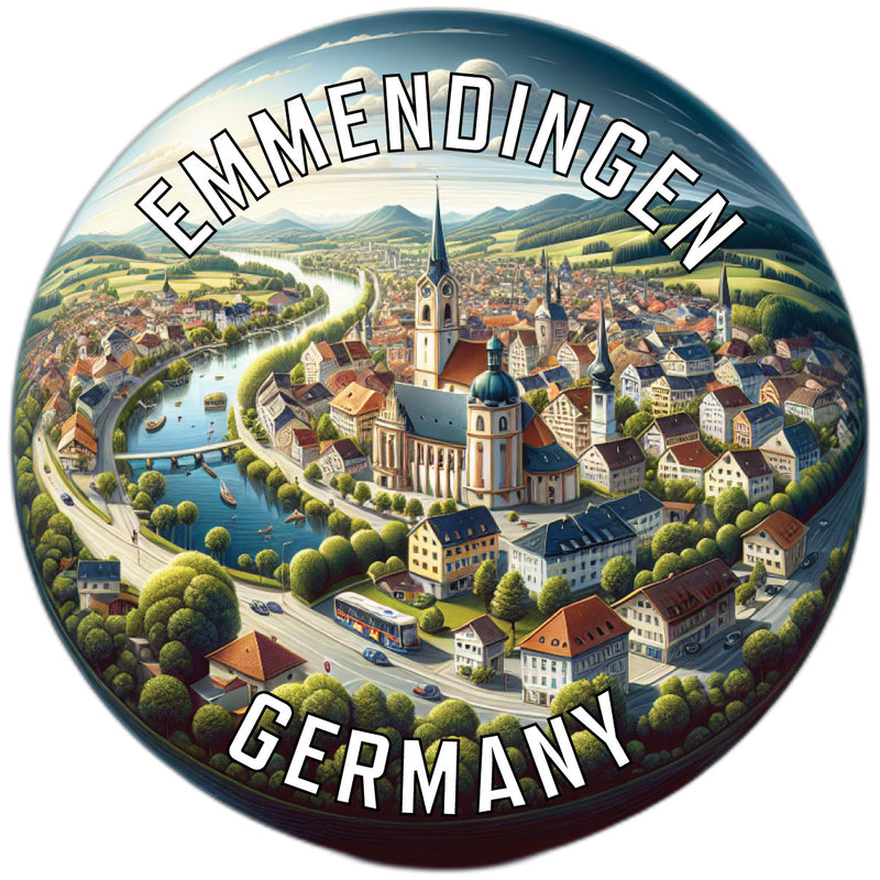 Emmendingen Germany Souvenir Die Cut Flat Magnet 2-Inch