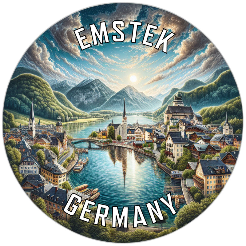 Emstek Germany Souvenir Die Cut Flat Magnet 2-Inch