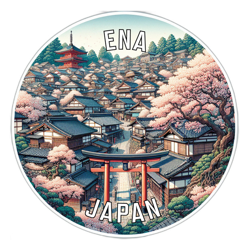 Ena Japan Souvenir Vinyl Decal Sticker 6-Inch