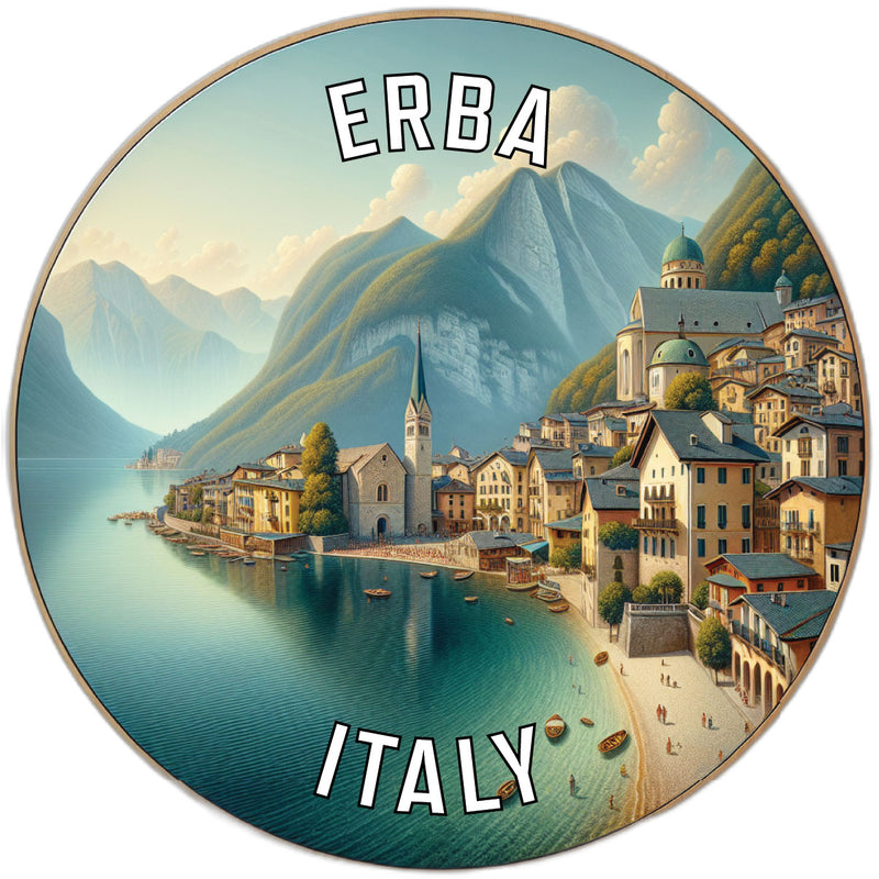 Erba Italy Souvenir Die Cut Flat Magnet 6-Inch