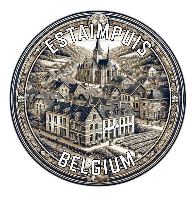 Estaimpuis Belgium Souvenir Vinyl Decal Sticker 2-Inch