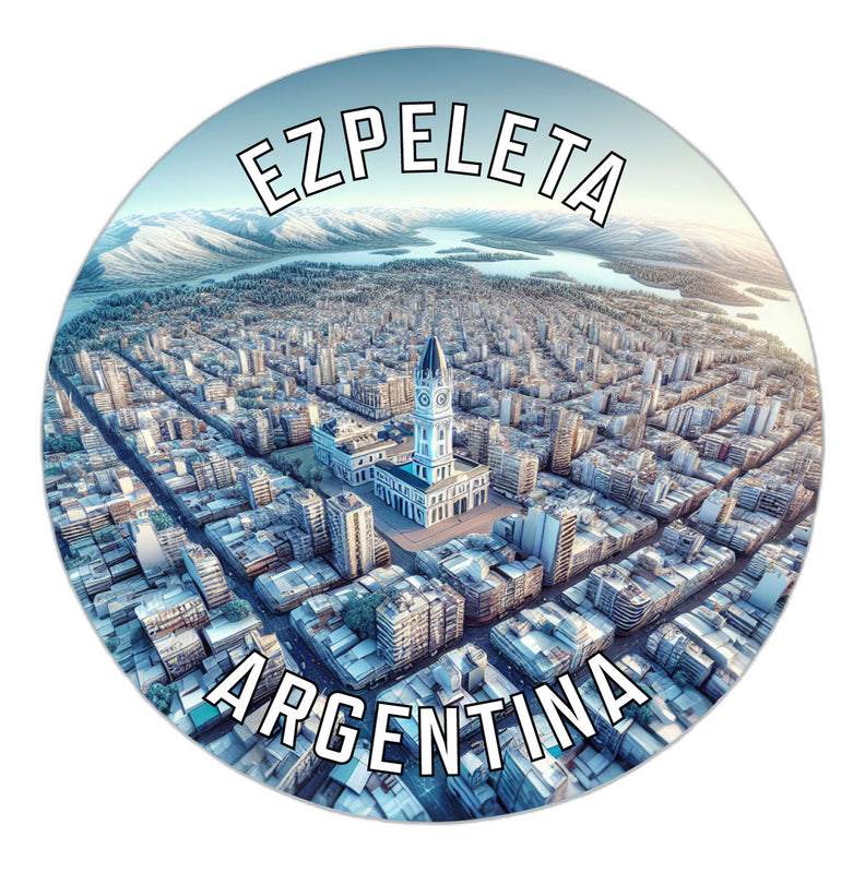 Ezpeleta Argentina Souvenir Die Cut Flat Magnet 2-Inch