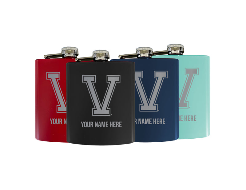 Vermont Catamounts Customizable 7 oz Engraved Steel Flask Matte Finish Officially Licensed - Choice of Color