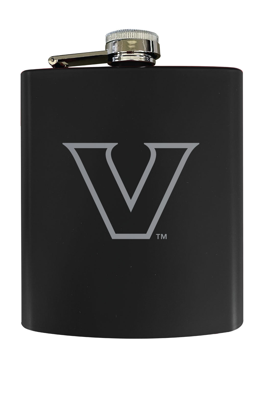Vanderbilt University Stainless Steel Etched Flask - Choose Your Color